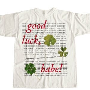 Chappell Roan’s “Good Luck, Babe!” Official Rare Collection Merch Shirt